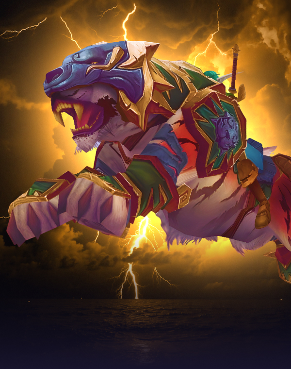 Shado-Pan Riding Tiger Mount