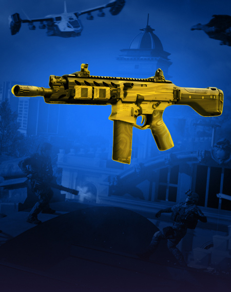 Warzone Golden Damascus Camo