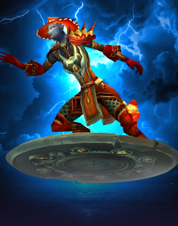 Disc of the Red Flying Cloud Mount